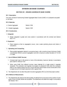 Delaware DOT Specification Review and Rewrite